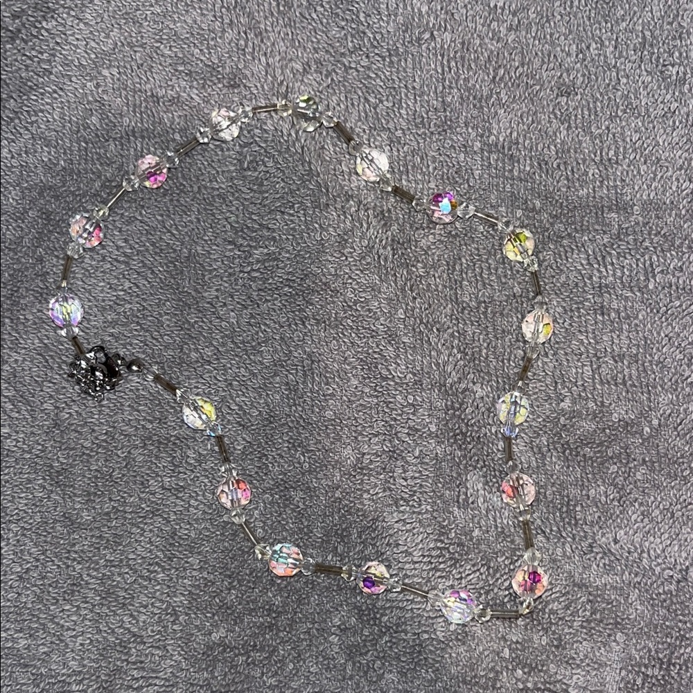 Elegant Multicolor Crystal Necklace